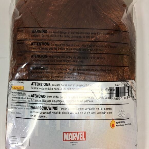 MARVEL RISING SECRET WARRIORS Squirrel Red Wig - Picture 2 of 3